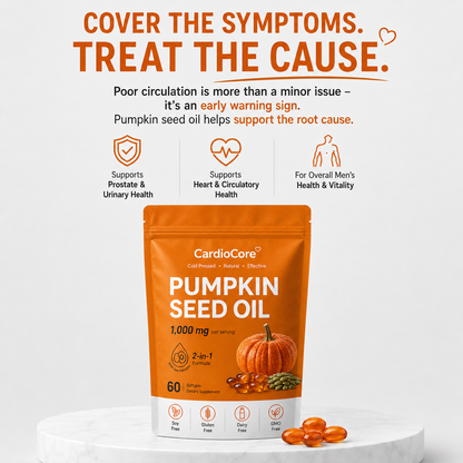 CardioCore® Pumpkin Seed Oil + Saw Palmetto Softgels