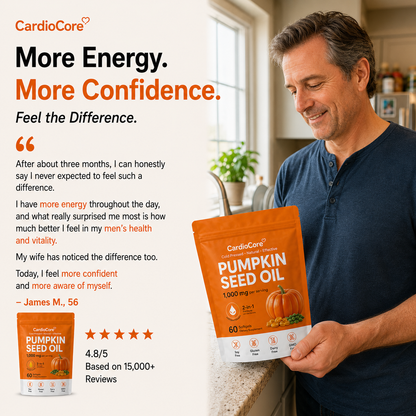 CardioCore® Pumpkin Seed Oil + Saw Palmetto Softgels